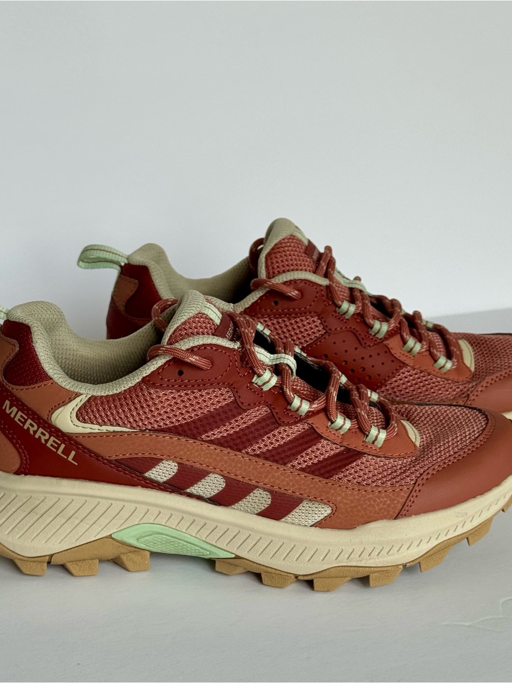 Merrell Speed Strike 2 Women’s Hiking Trail Sneaker. Mesh, lightweight comfort